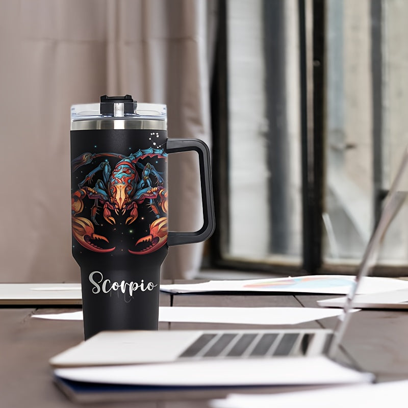 Stainless Steel Travel Mug Constellation Tumbler Vacuum Insulated Cup for Gifts