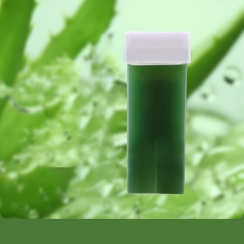 Tiras de cera depilatoria para cabello unisex con miel 100g rodillo manual de cera de abejas