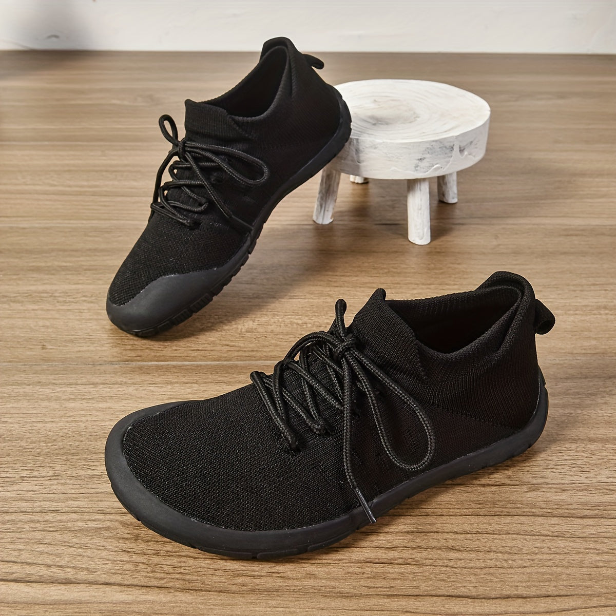 Zapatillas casuales para mujer con caja de dedos ancha, zapatos antideslizantes para caminar