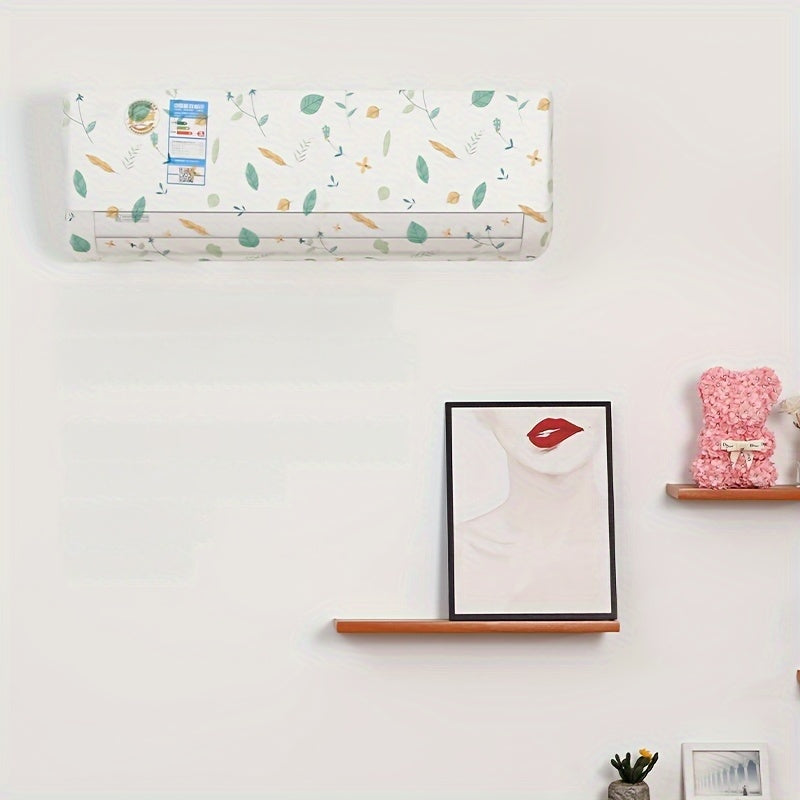 Hanging Air Conditioner Dust Cover Set with Cartoon Pattern Washable Protective Guard