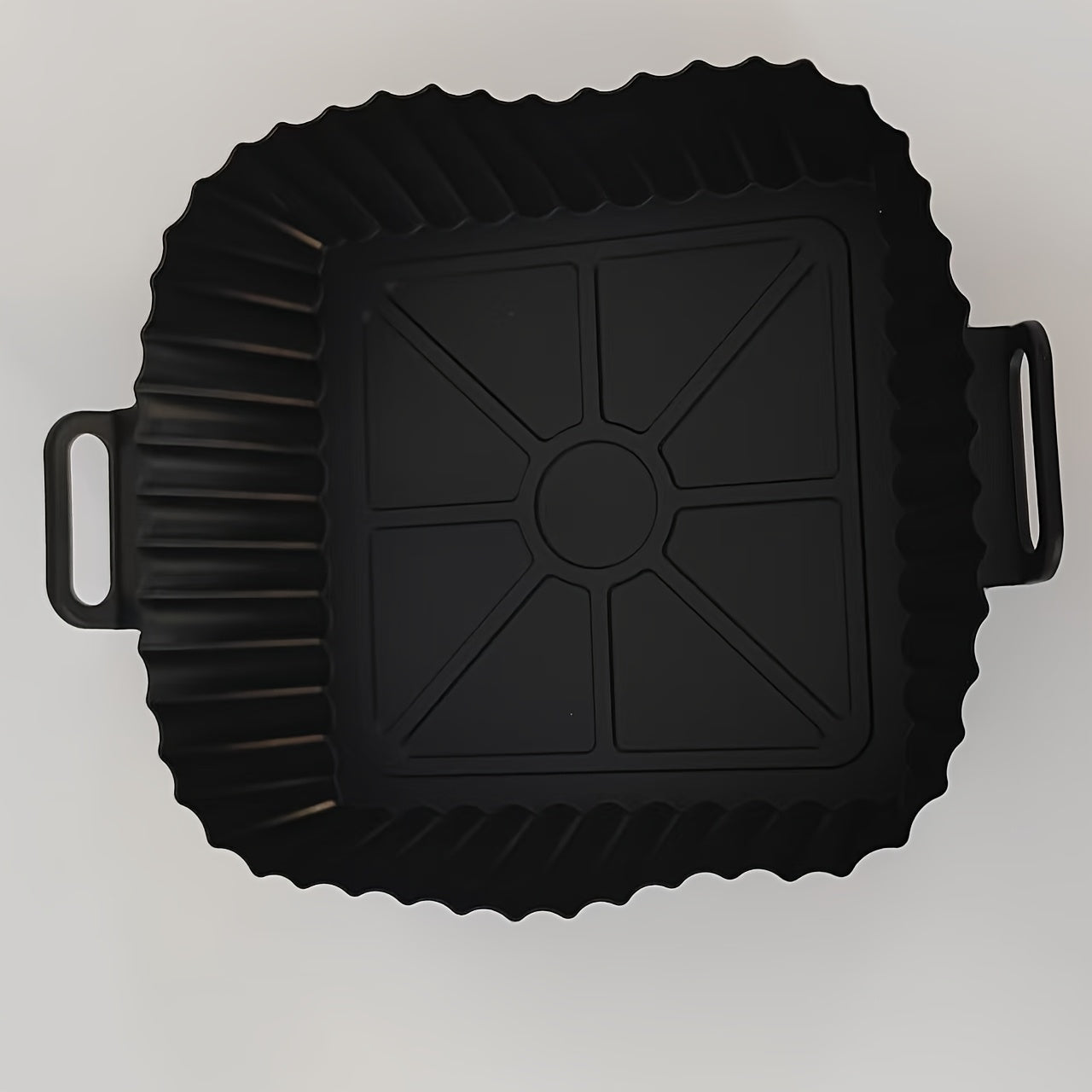 Rejilla de silicona para freidora de aire reutilizable antiadherente apta para microondas 20.32cm cuadrada