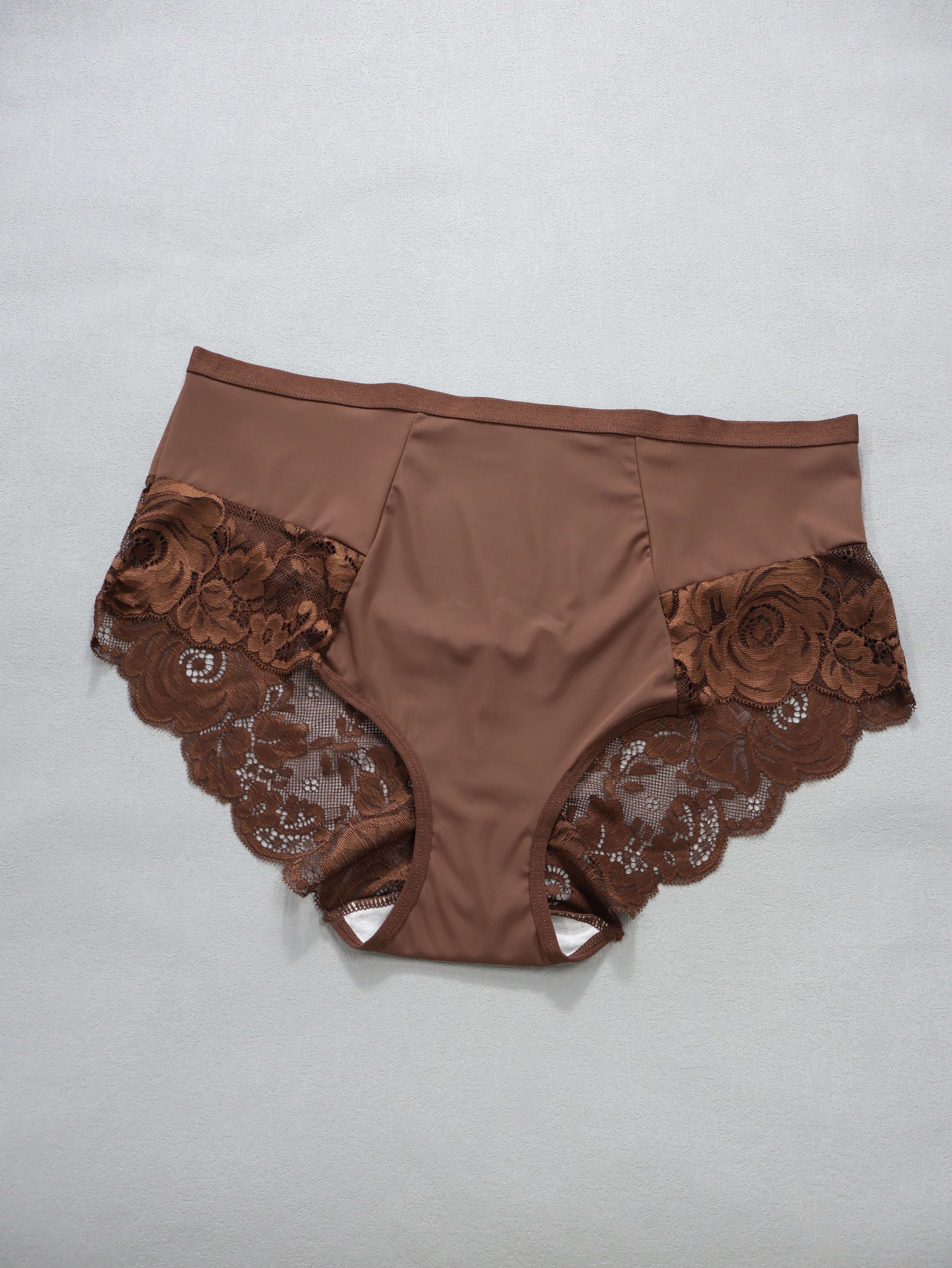 6 dona ayollar uchun nafas oladigan uchburchakli ich kiyimlar, katta o'lcham, Melard, qorong'u ranglar, korset, kuz va qish uchun