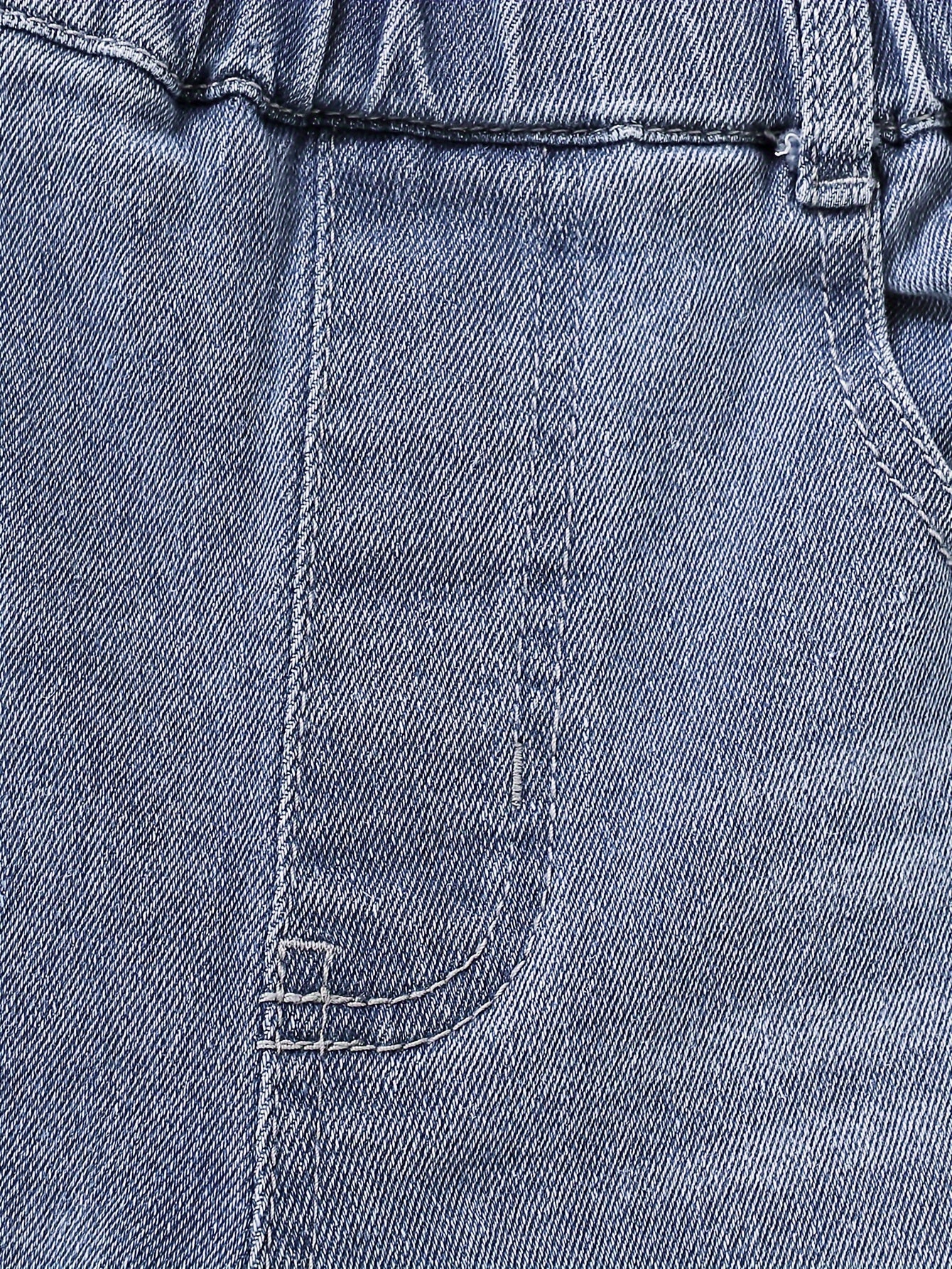 Boys Baggy Jeans with Pockets Cotton Blend Elastic Waist Casual Streetwear for Kids