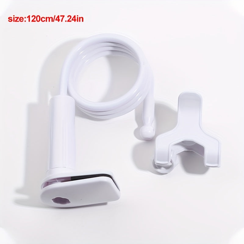 Mobile Phone Holder with 360° Wheel Adjustable Angle 120cm for Bedside and TV Stand