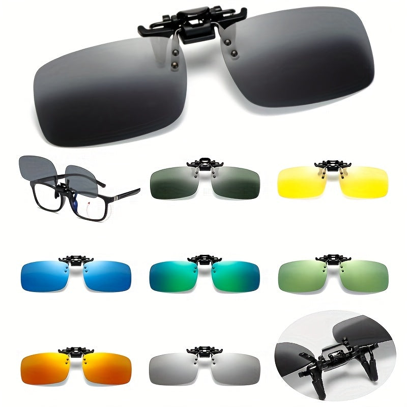 Unisex Clip-On Polarized Night Vision Lenses for Outdoor Sports and Travel
