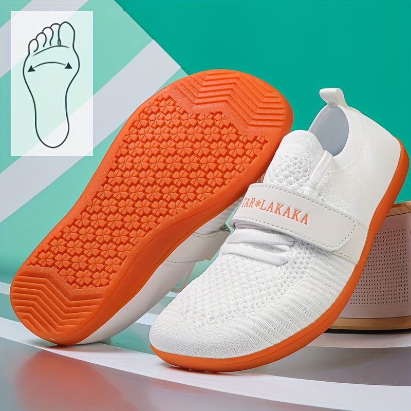 Unisex Barefoot Shoes Leather Minimalist Casual Walking Running Sneakers