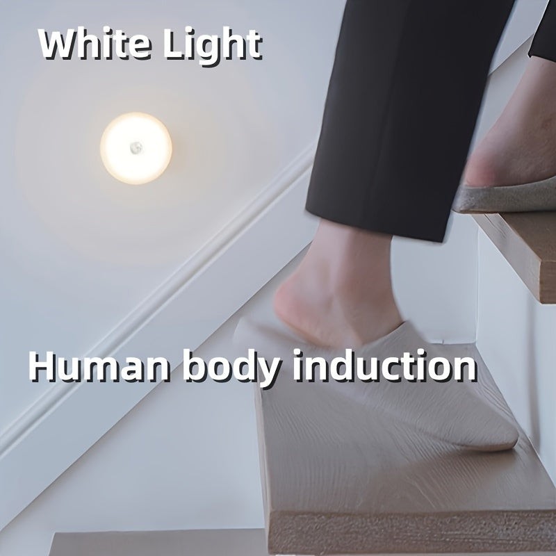 Rechargeable Motion-Activated LED Night Light for Bedroom Stairs Dorms
