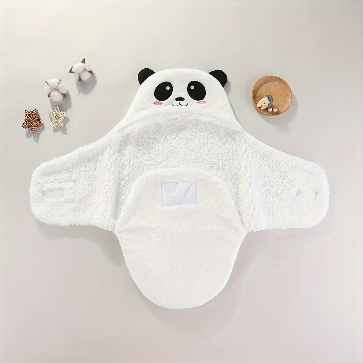 Baby Swaddle Blanket Flannel Warm Soft Sleeping Bag for Newborns and Infants