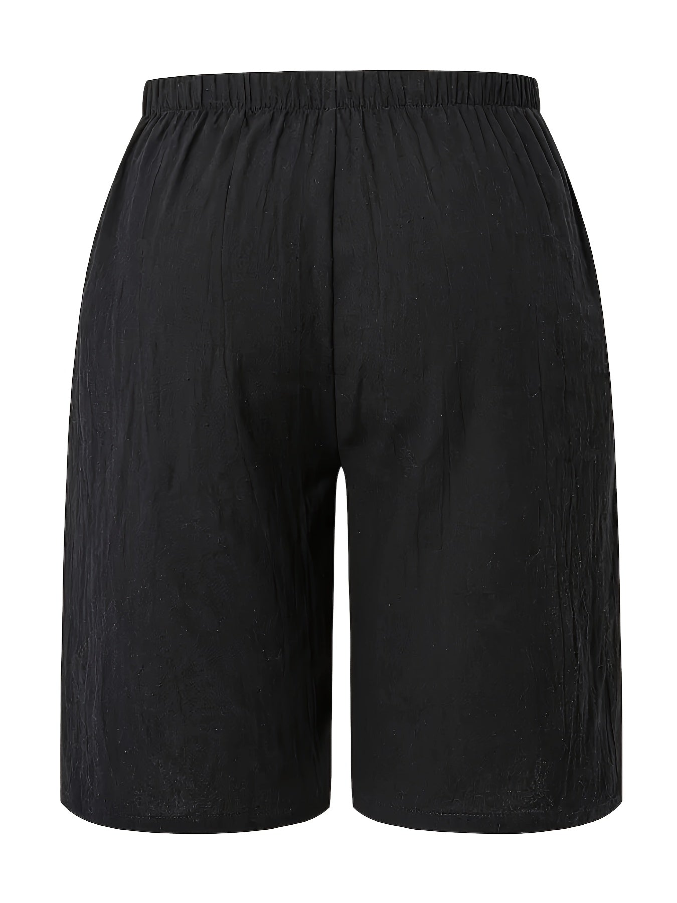 Girls Cotton Two-Piece Shorts Set with Adjustable Waist