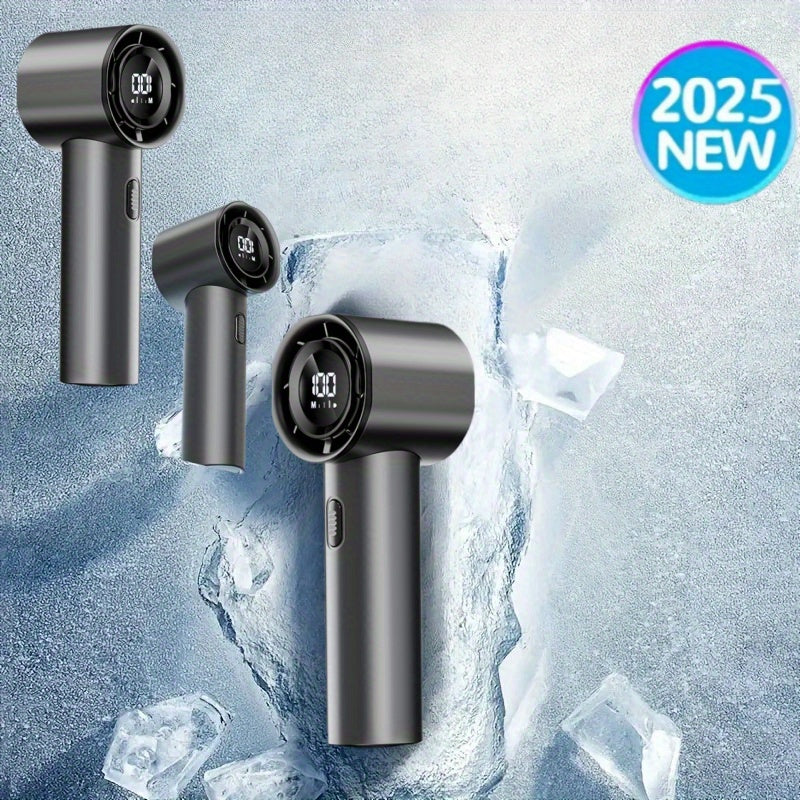 3-Speed USB Rechargeable Wearable Fan for Kids and Adults Black Lightweight Portable