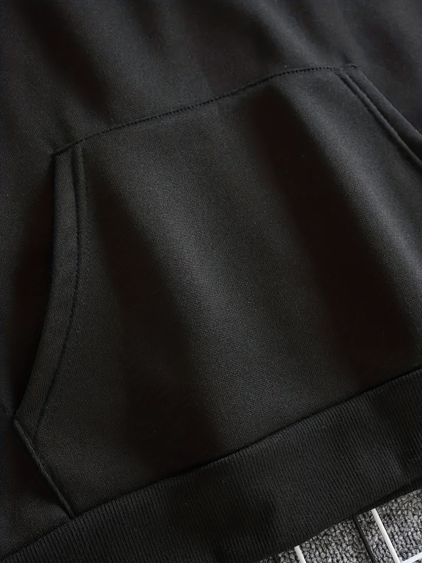 Толстовка-худи женская повседневная с цветочным принтом и карманами, размер плюс