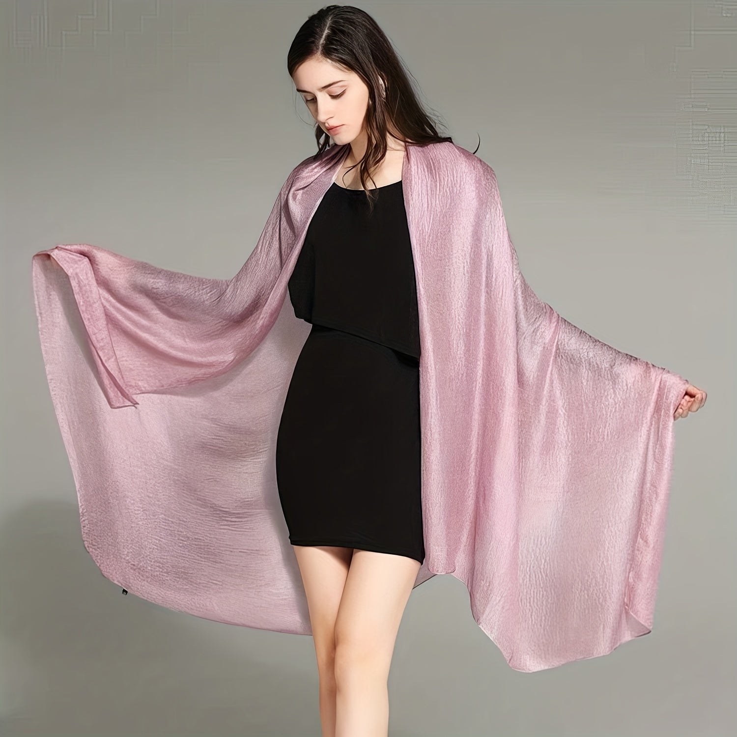 Lightweight Chiffon Scarf for Women Sun Protection Beach Towel Summer Accessory