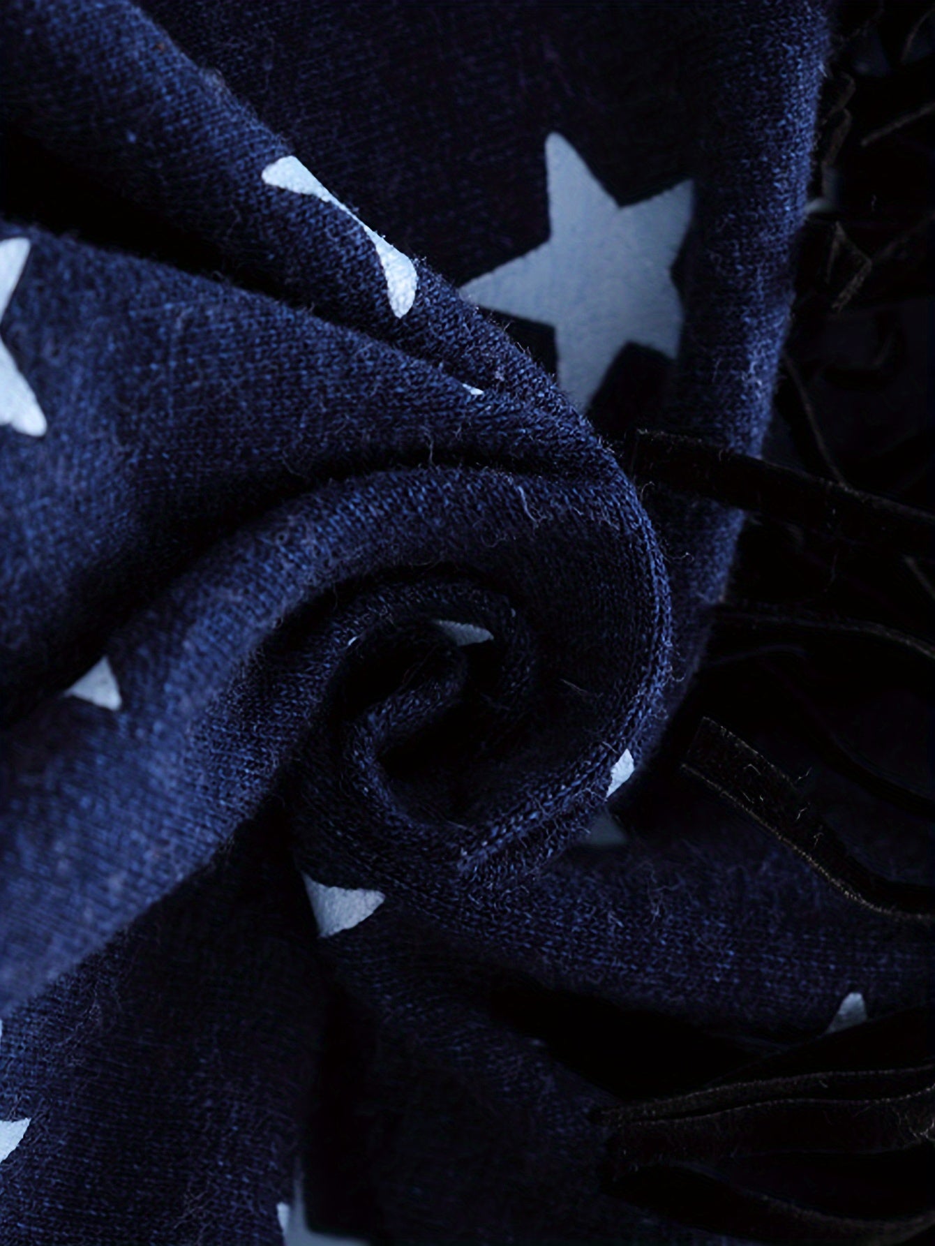 Boys' Korean-Style Faux Denim Fringe Three-Piece Set for Spring Outdoor Wear