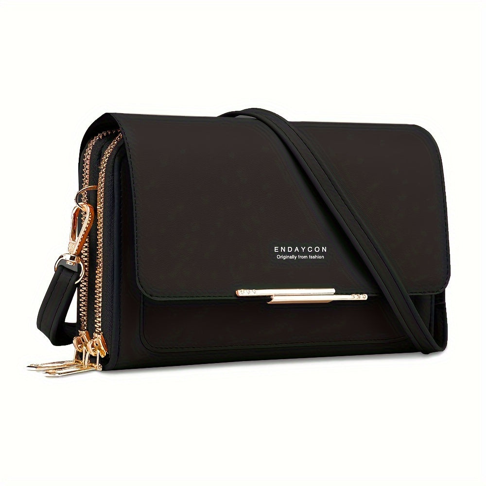 Small Square Crossbody Bag for Women PU Casual Lightweight with Adjustable Strap