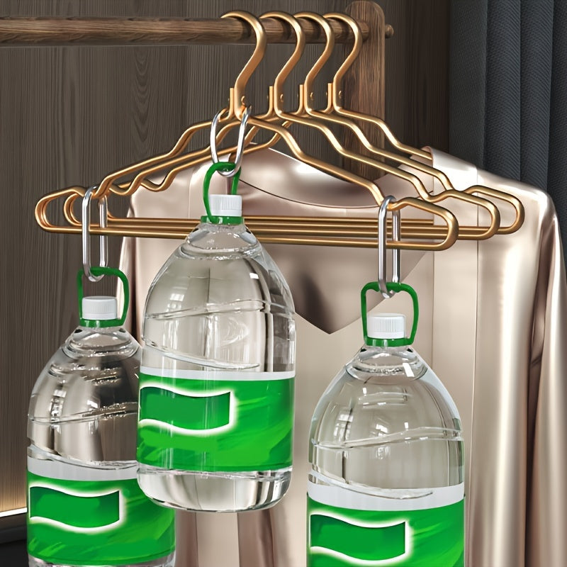 Pack of 10 Metal Hangers Non-Slip Seamless Coat and Clothing Organizer