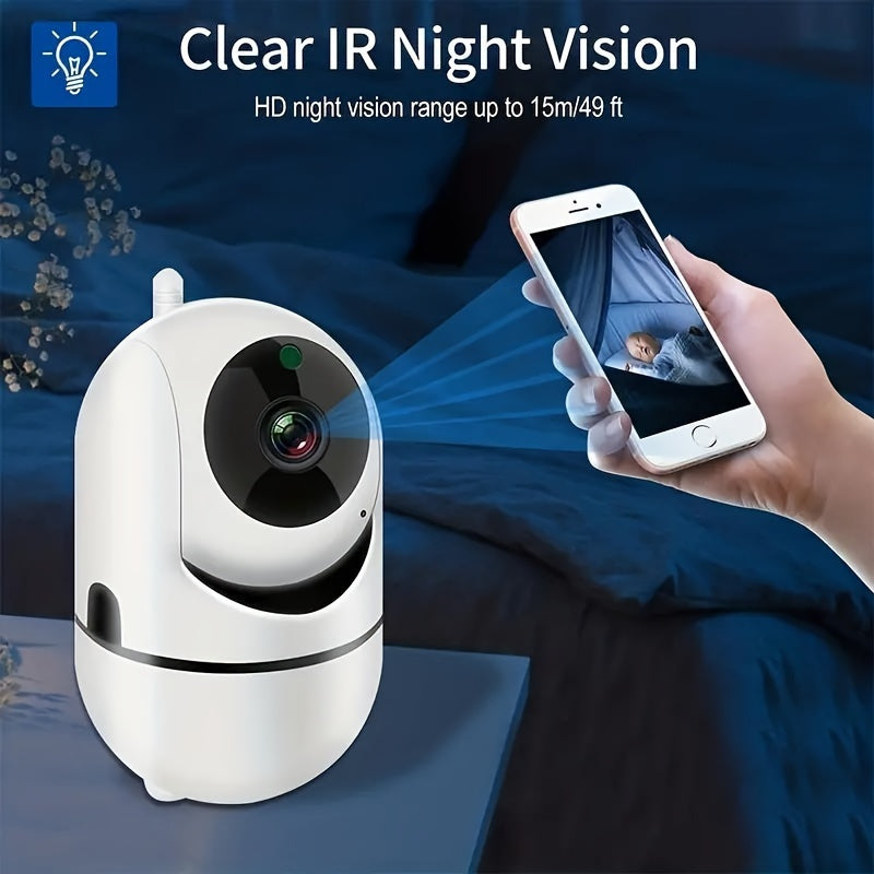 Wireless Security Camera with Night Vision Two-Way Audio Home Monitoring
