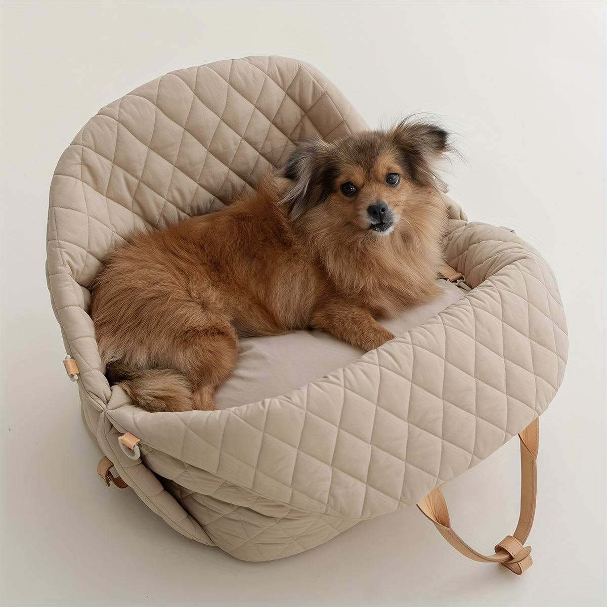 Сумка-переноска для питомца, двойное назначение, автомобильное сиденье для собак с креплением для шлейки для безопасной поездки