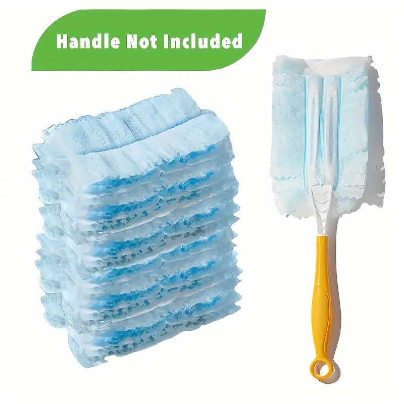 Yellow Handle Duster with Disposable Electrostatic Dust Collectors for Home Cleaning