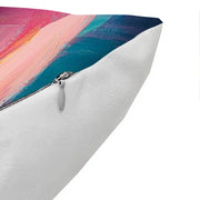 Set of 4 Modern Floral Throw Pillow Covers Polyester Zipper Closure All-Season Decor