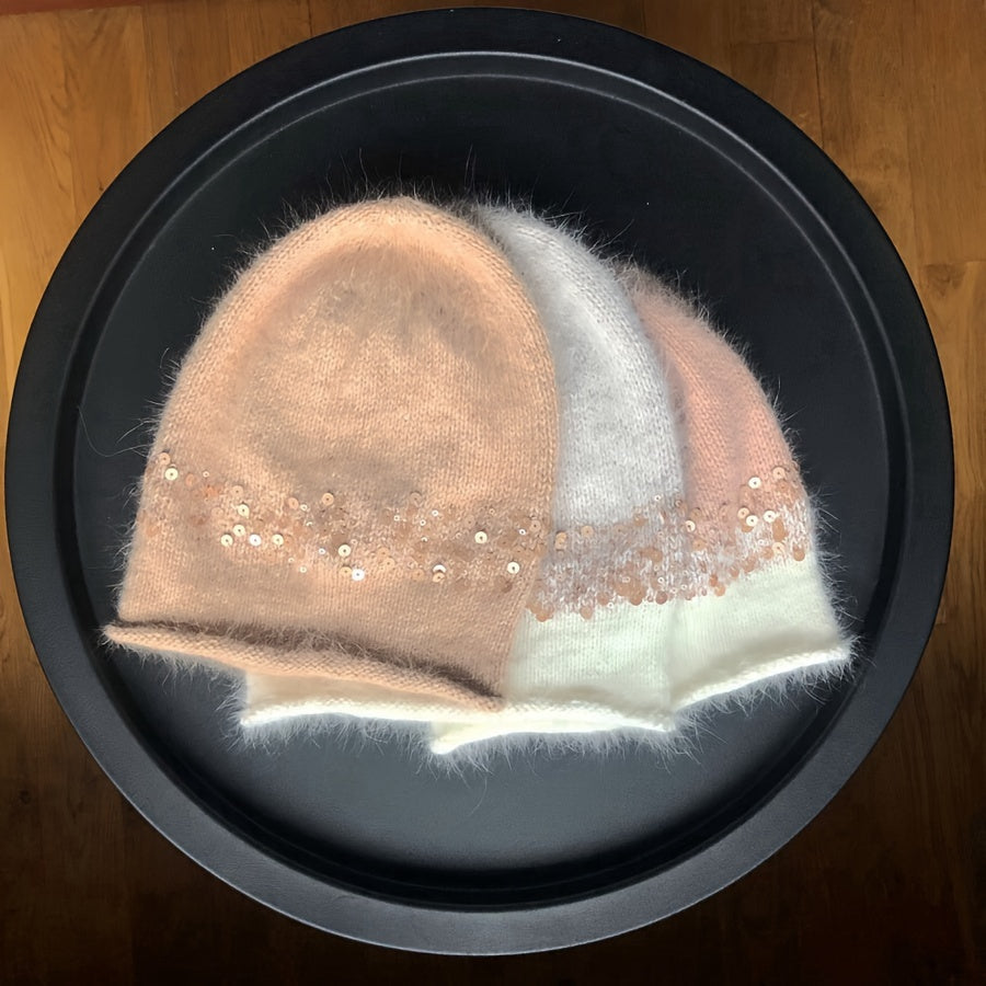 Sequin Cotton Yarn for Hand Knitting and Crocheting 50g White Red Black Beige