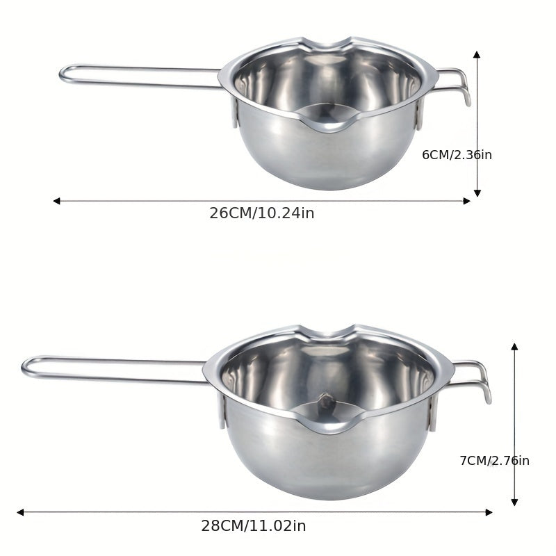 Double Boiler Pot for Melting Chocolate Butter Warmer Oil Heating Kitchen Utensil