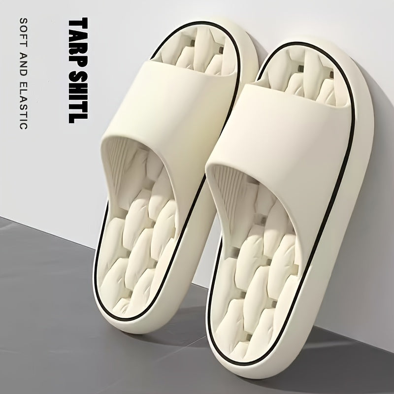 Black EVA Slides for Men and Women All-Season Casual Indoor and Beach Footwear