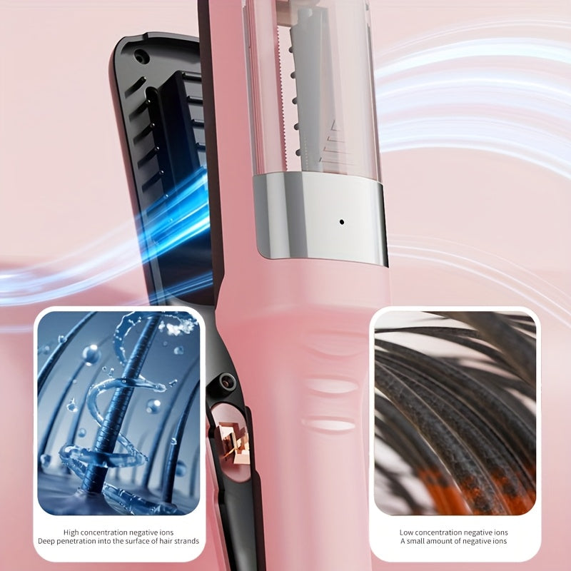 Стильный женский розовый беспроводной триммер для волос, легкий в использовании для удаления поврежденных волос и окрашивания. Идеальный подарок на День святого Валентина и долговечный инструмент для ухода за волосами.