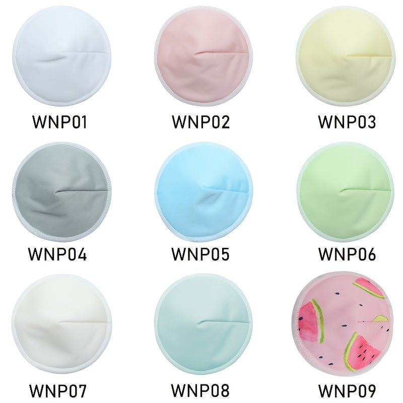 Organic Bamboo Nursing Pads Reusable Waterproof 4 Pack for Breastfeeding Menstrual Care