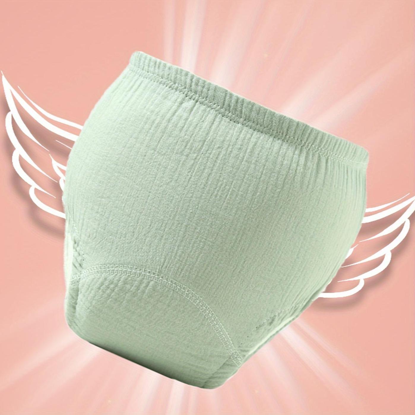 Унисекс тренировочные штаны для малышей - 6 штук, чисто хлопковые трусики для приучения к горшку для детей от 0 до 3 лет, водонепроницаемая подкладка, мягкие и дышащие тканевые подгузники - необходимое снаряжение для приучения младенцев к горшку