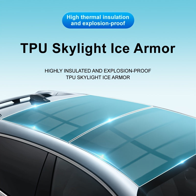 Universal TPU Car Sunroof Shade Heat Insulation Explosion-Proof Solar Protection