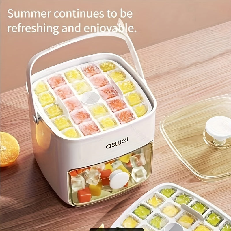 Ледогенератор с большой емкостью 48 ячеек, двойной слой, из пищевого пластика