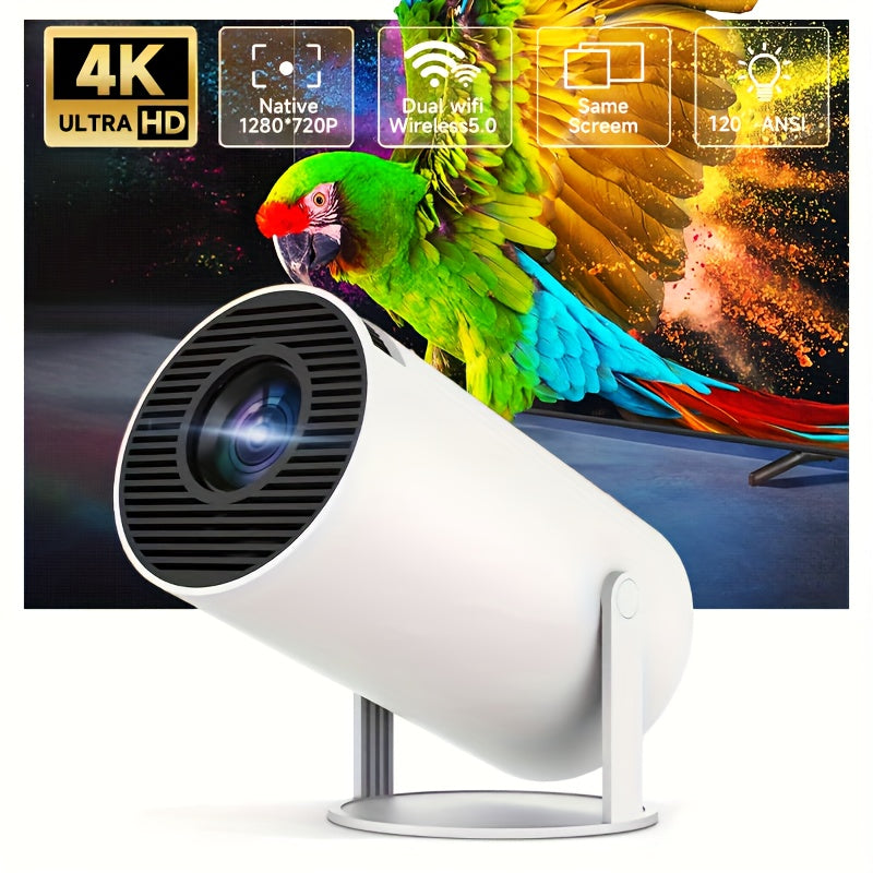 Home Theater Projector 4K Ultra HD Wireless 120ANSI 180° Adjustable