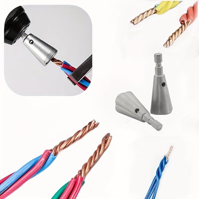 Universal Fast Wire Joiner Electrician Tool Hex Shank Wire Stripper