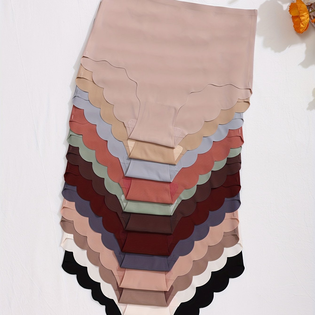 Women's Seamless High Waist Briefs Solid Colors Comfortable Underwear