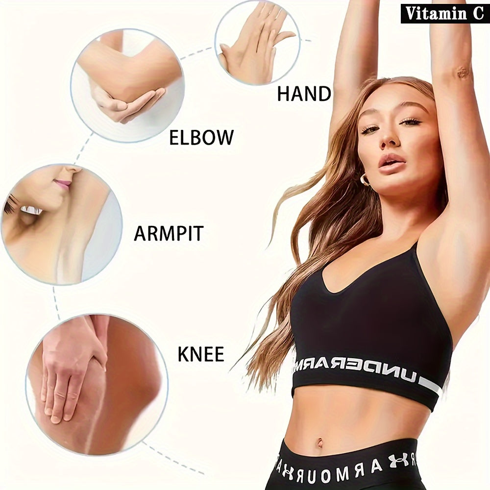 50g Vitaminlar bilan to'ldirilgan krem tanaga va shaxsiy joylarga. Terini yoritadi, yuzni silliqlashtiradi, alkogolsiz, barcha teri turlari uchun mos. Qo'ltiq osti, but, va sonlarni qayta tiklaydi.