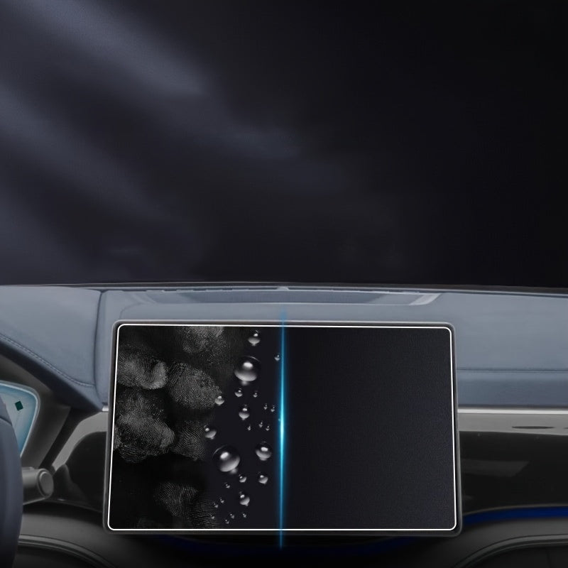 2pcs protectores de pantalla de vidrio templado para infoentretenimiento y velocímetro de coche 39.62cm