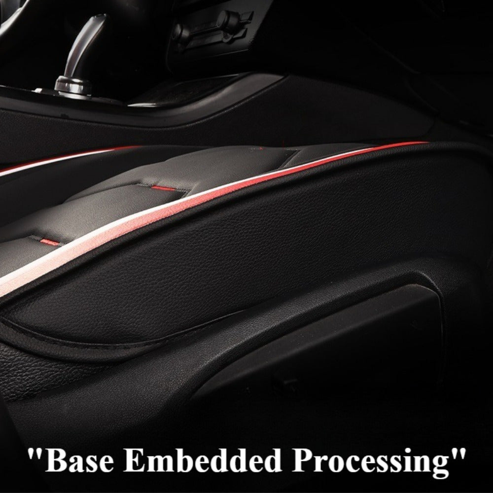 Full Cover Car Seat Cushion Black and White Breathable Non-Slip Protector