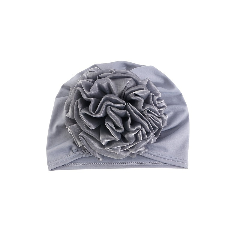 3D Gul Chemo Kapaq Qopqog'i Soqol Rangi To'liq Rangli Turban Bosh Sharf Beanie