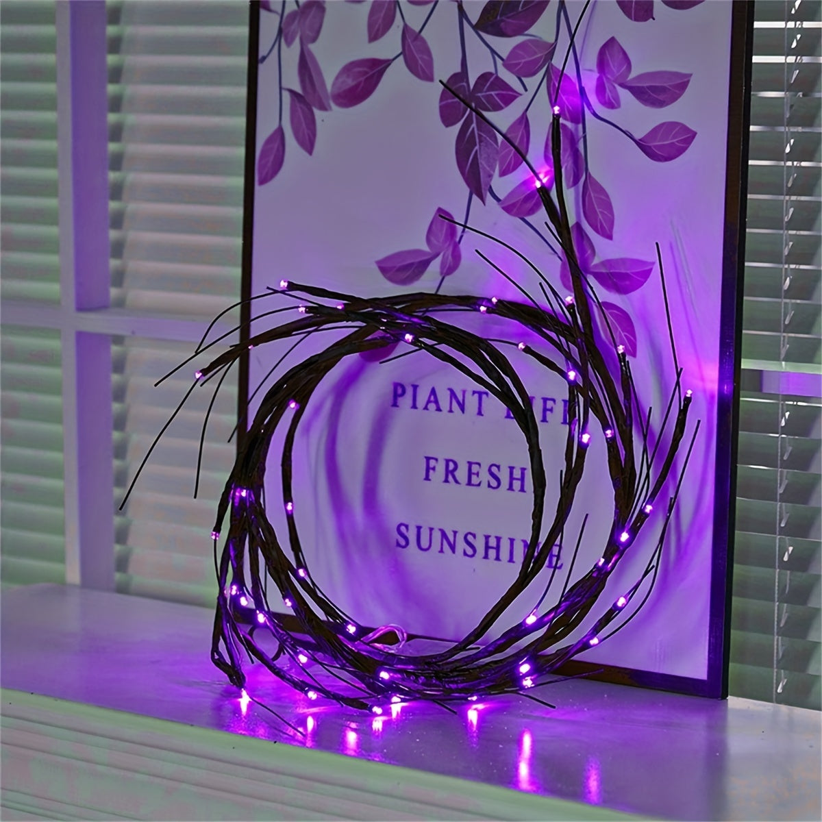 180 LED Waterfall Tree Fairy Lights with 9 Drops 2m Indoor USB Decor for Valentine's Day St. Patrick's Day Easter