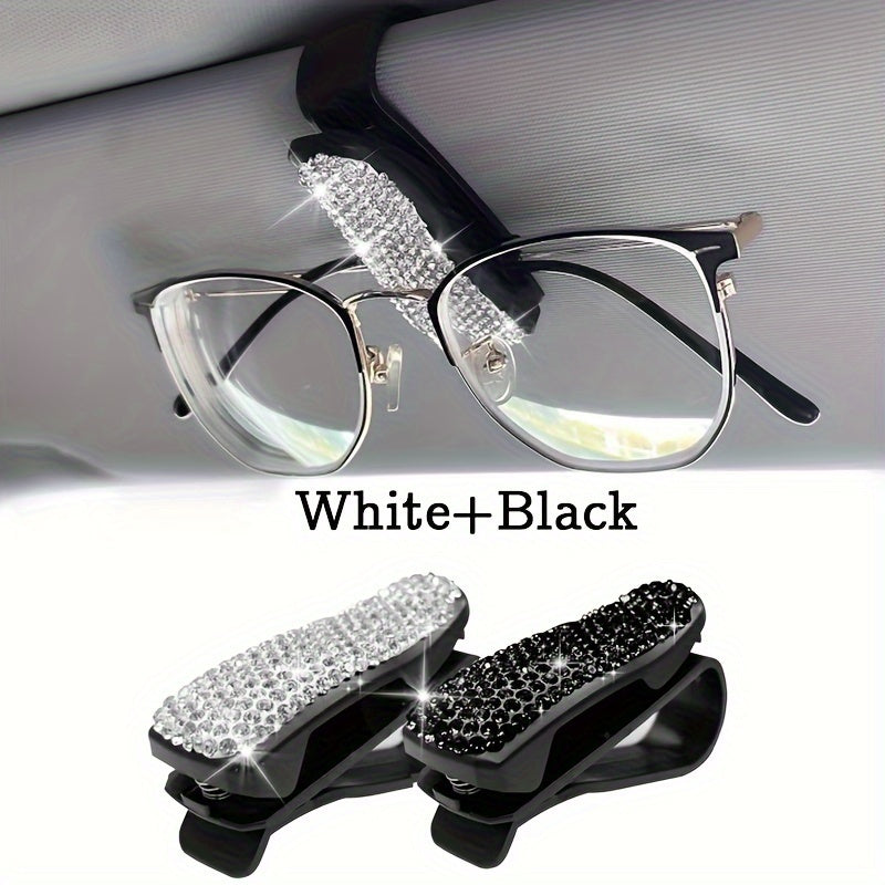 2 dona Avtomobil quyosh nuri ko‘zoynka tutgich klipi magnit charm bilan avtomobil aksessuarlari