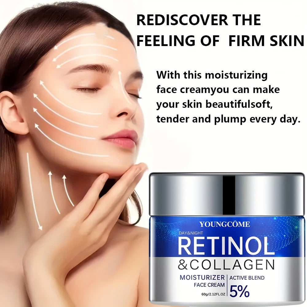 Conjunto de cuidado de la piel con retinol y ácido hialurónico para todo tipo de piel, reafirmante e hidratante, invierno, otoño, sin alcohol