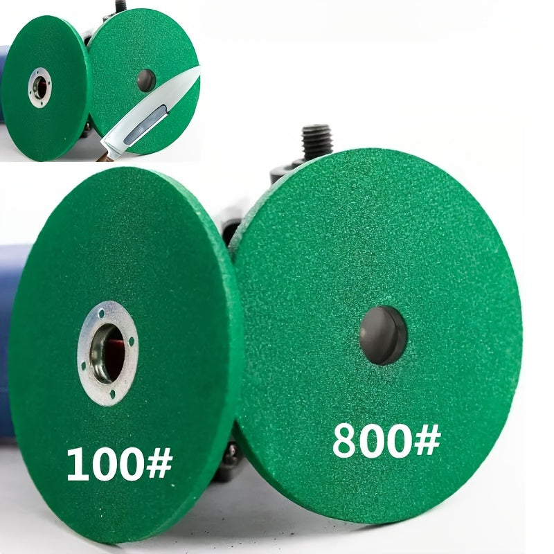 2-Piece Resin Sharpening Stone Set for Knives, Scissors, Tools, Rust Removal