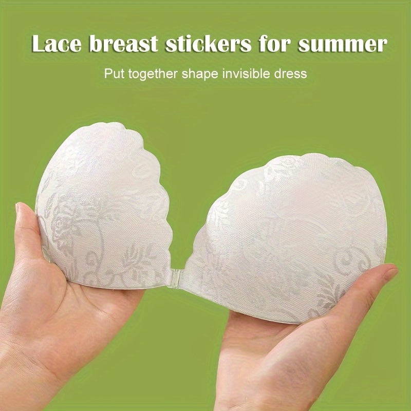 Adjustable Lace Front Nipple Covers for Discreet Support and Comfort