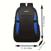 Large Capacity Waterproof Nylon School Backpack for Going Out and Casual Use