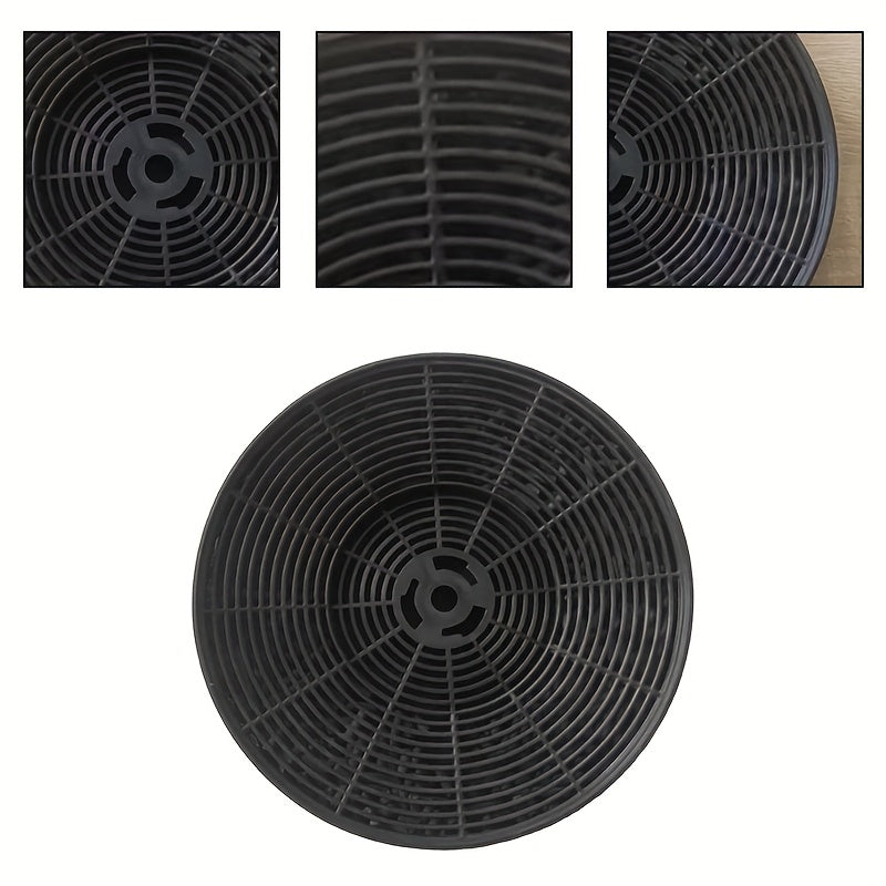 175mm x 175mm x 15mm Charcoal Range Hood Filter Black High-Efficiency Air Purification