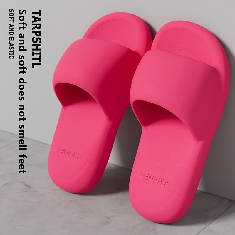 Ayollar paxtadan tayyorlangan ochiq barmoqli shippaklar, yumshoq taglik bilan, yozgi plyaj, bir rangli