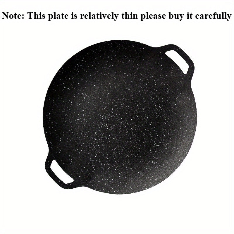 Non-Stick Cast Iron Korean BBQ Grill for Home and Outdoor Use