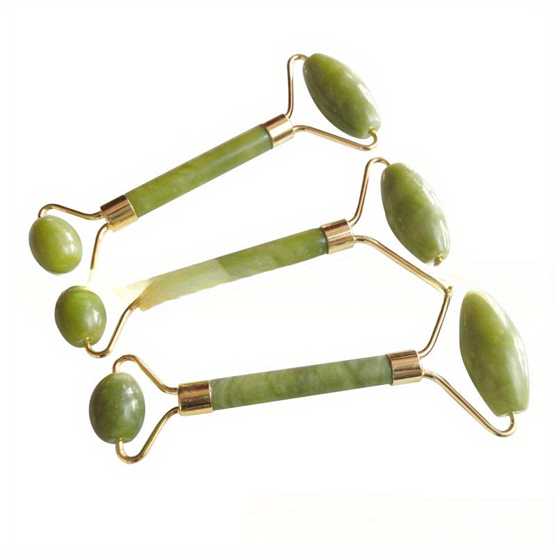 Xiuyan jadeli rolik va qirqish taxtasi to'plami tabiiy yuz massaji va go'zallik uchun.