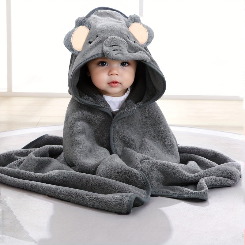 Baby Microfiber Bath Towel and Robe for Children Soft Absorbent Gift for Kids