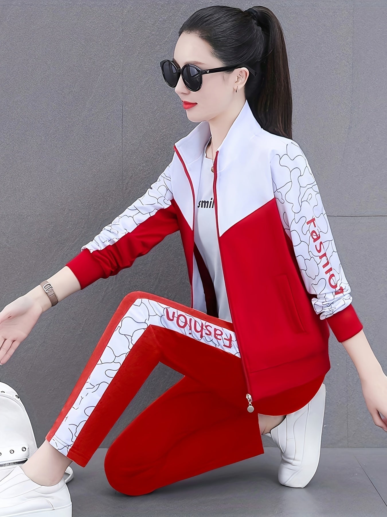 Women's Cardigan Set Long Sleeve Spring Autumn Casual Outdoor Sportswear